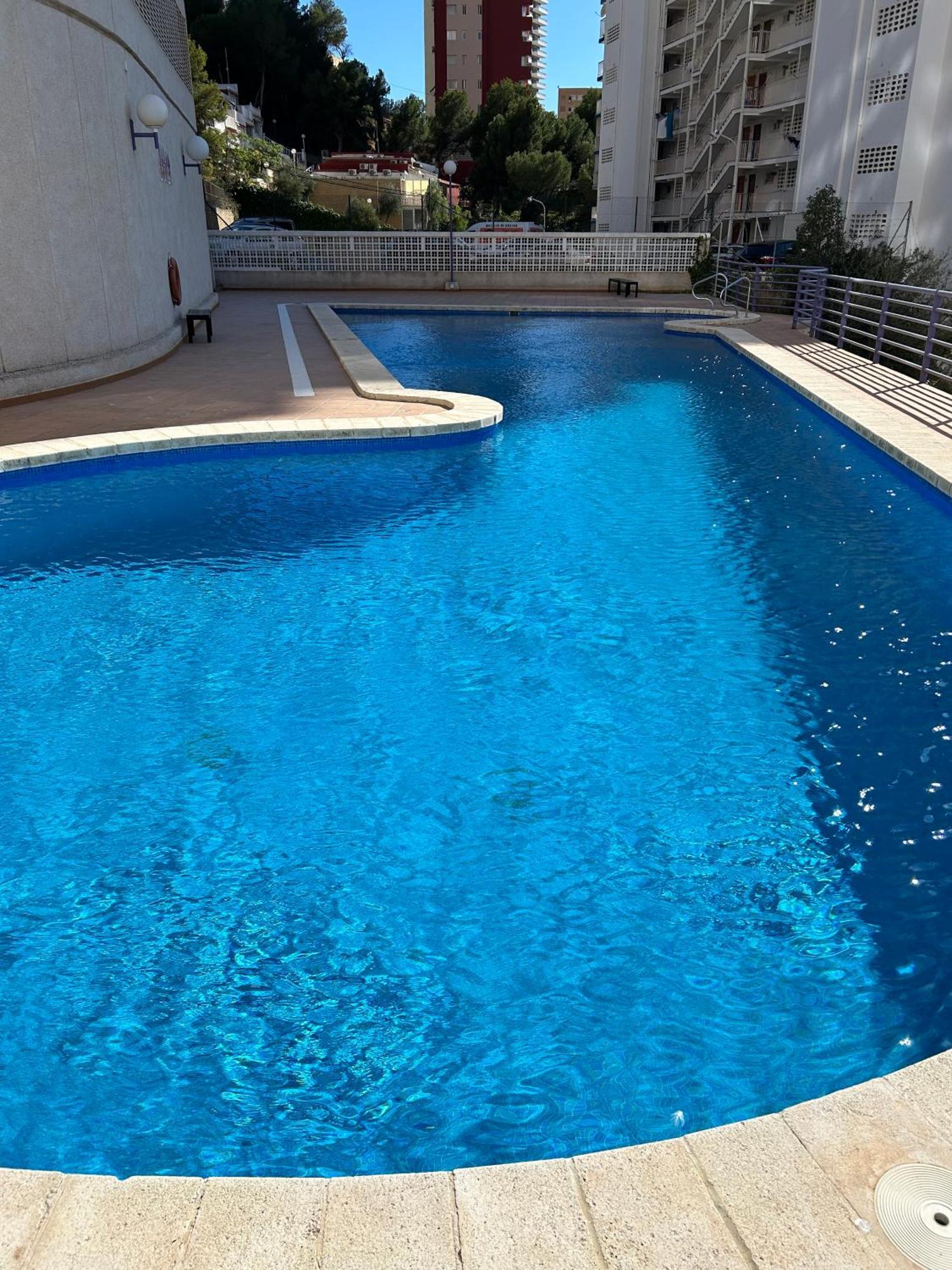 Apartamento Con Preciosas Vistas Y Piscina Бенидорм Экстерьер фото